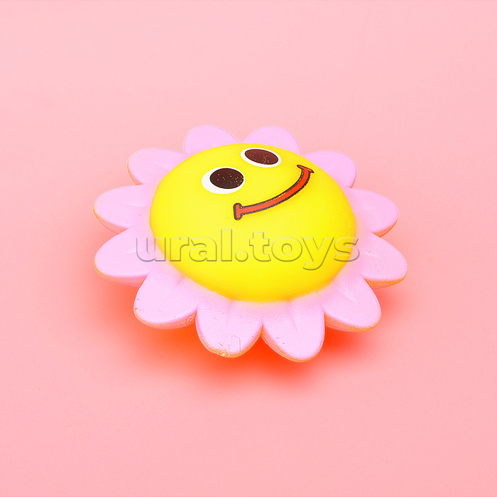 Игрушка -антистресс "Цветочек-смайлик"