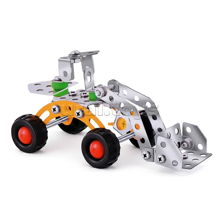 Конструктор "Трактор" (78 дет.) металл, в коробке