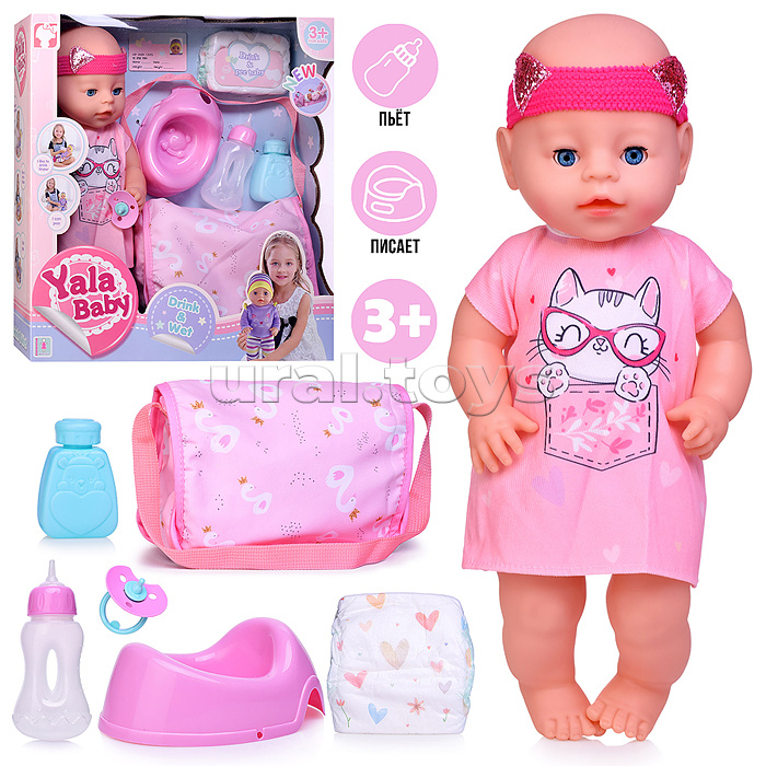 Пупс с аксессуарами "Синтия" в коробке