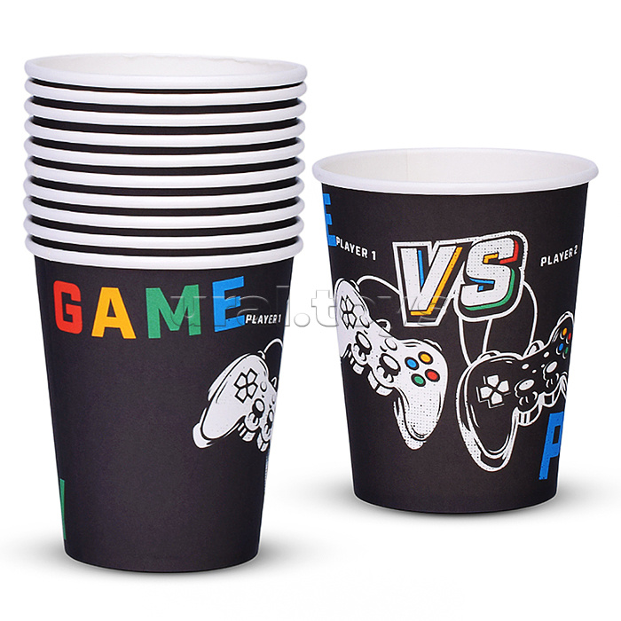 Набор посуды одноразовой "Игра" стаканы (10 шт)