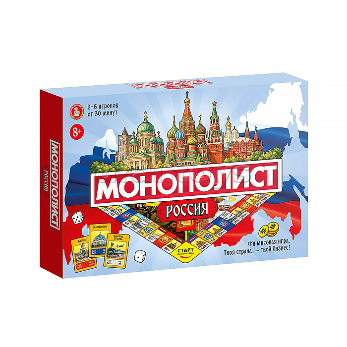 Игра настольная "Монополист" Россия