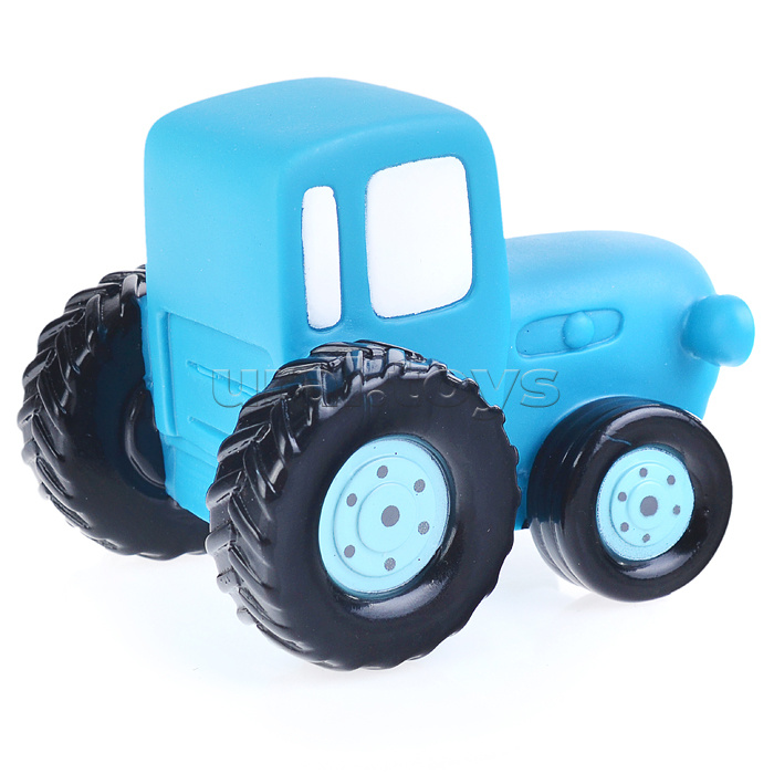 Игрушка для ванной "Синий трактор" 10 см, сетка