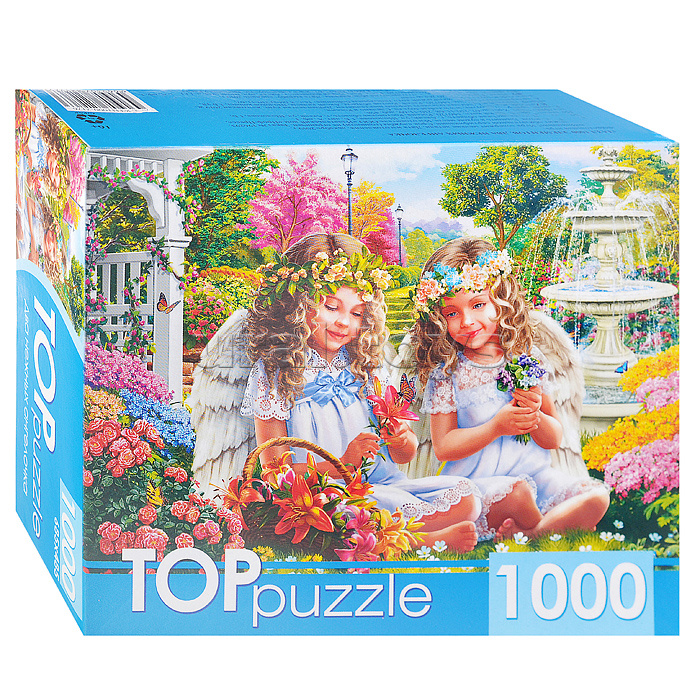 Пазлы 1000 TOPpuzzle "Два нежных ангелочка"