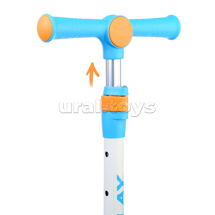 Самокат 3-х кол., синий, PU, ABEC 7, в коробке