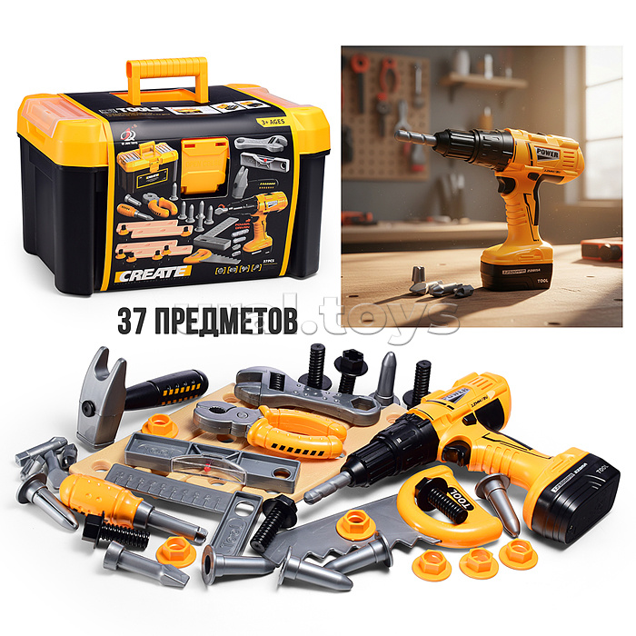 Набор инструментов "Мастерская №2" в коробке