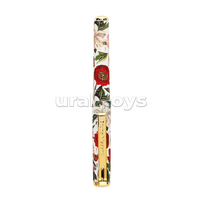 Ручка "Mimiwrite. Flora. Пионы" шариковая, 0,5 мм, синяя, в подарочной упаковке,