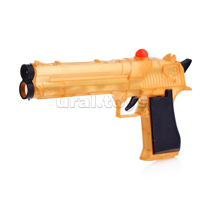 Пистолет с мягкими полимерными пулями, шариками и мишенью, в пакете