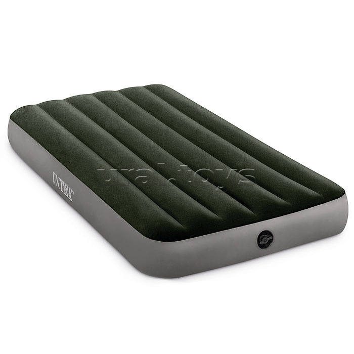 Матрас надувной Dura-beam twin, 99 х 183 х 25 см, 64107 INTEX Матрас надувной Dura-beam twin, 99 х 183 х 25 см, 64107 INTEX