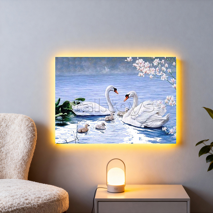 Мозаика алмазная "Преданность" (светится в темноте) 20*30см.