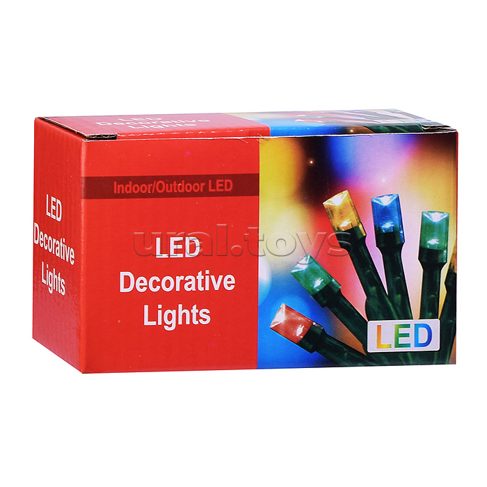 Электрогирлянда 20м, 200 ламп, теплый