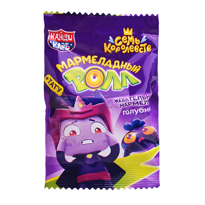 Жевательный мармелад с татуировкой "Мармеладный Ролл" ассорти (Семь Королевств) 12гр*36шт