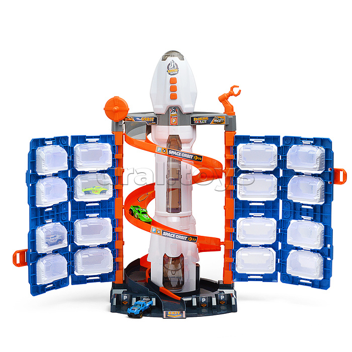 Игровой набор "Парковка космическая" в коробке Игровой набор "Парковка космическая" в коробке