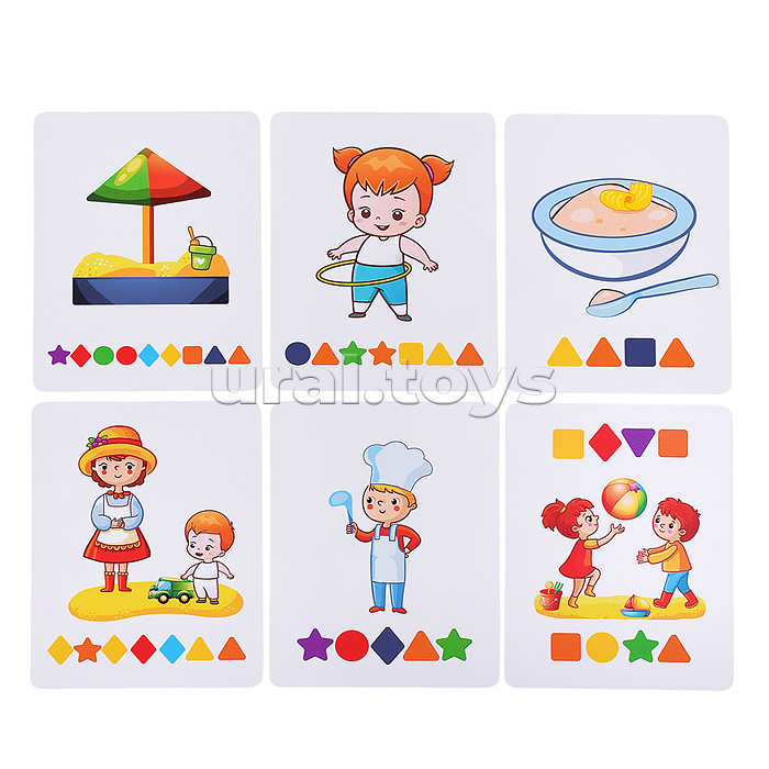 Настольная игра "Составляйка. Детский Сад" 25 карточек