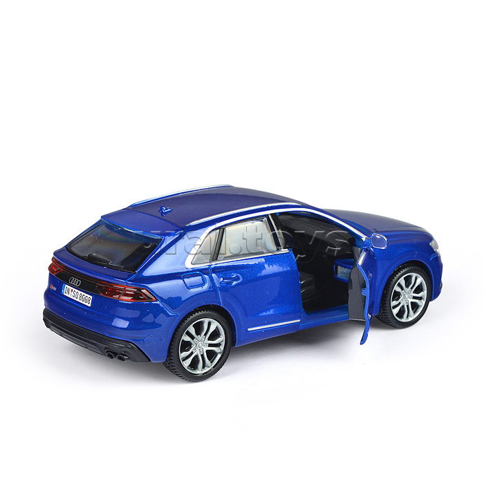 Машинка die-cast Audi SQ8 2020, 1:32, синяя