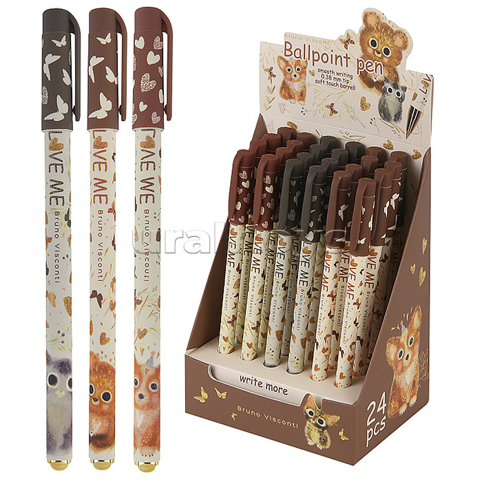 Ручка "Love me. Friends" шариковая 0.38 мм, синяя