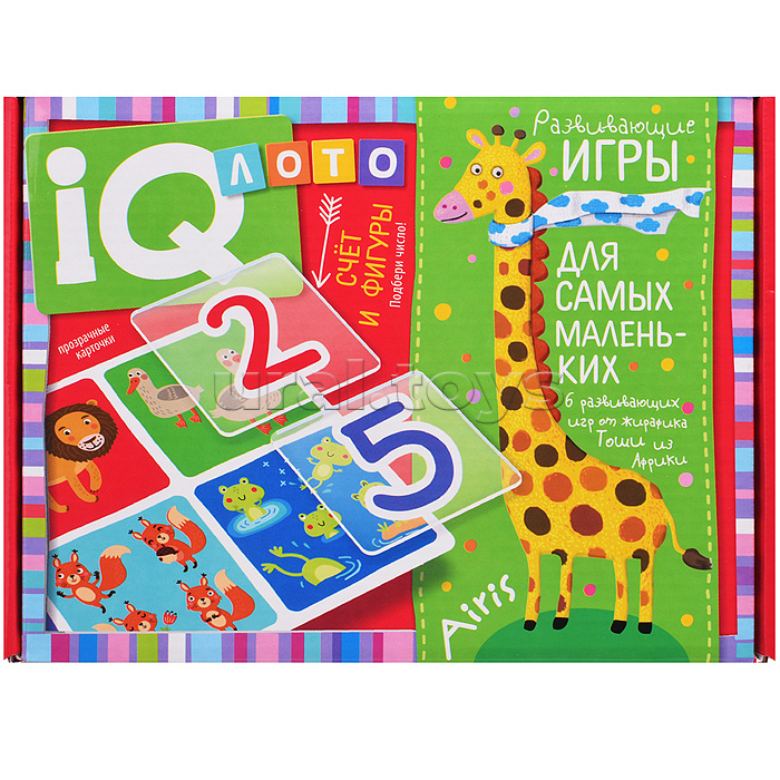 Пластиковое лото для малышей (нов) 4+ Счёт и фигуры. Подбери число. Куликова Е.Н.