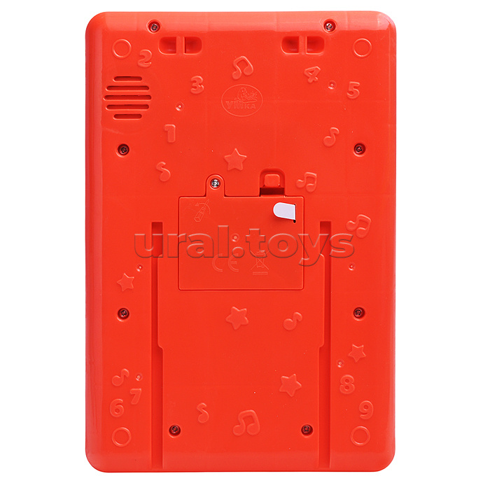 Обучающий мини-планшет (75+ мелодий, звуков и вопросов викторин) на блистере