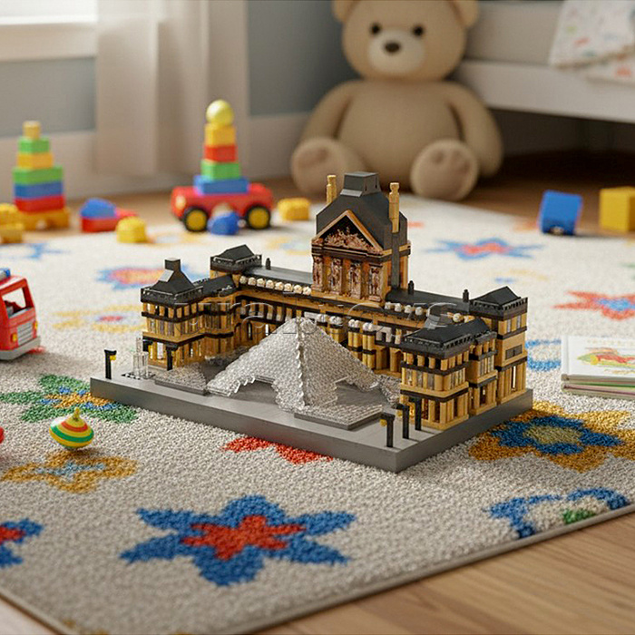 Конструктор "Лувр" 3D, в коробке
