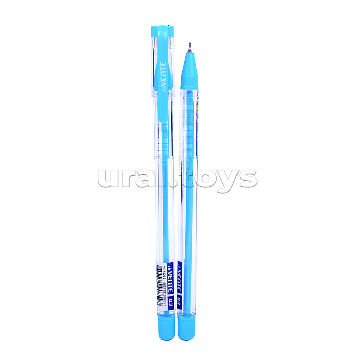 Ручка шариковая "Albion" серия Speed Pro, d=0,7 мм, ультра гладкое письмо, чернила на масляной основе, игольчатый пишущий узел, прозрачный корпус, сменный стержень, индивидуальная маркировка, синяя