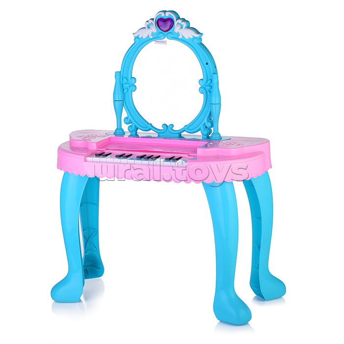 Игровой набор стилист "Туалетный столик-пианино. Девичьи секреты" (свет, звук) в коробке