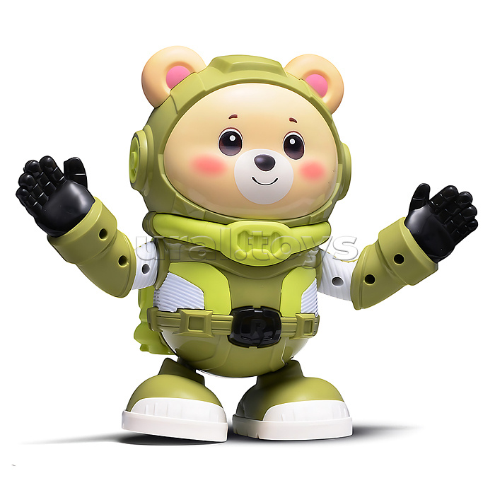 Медведь "Космонавт" поёт и танцует, в коробке