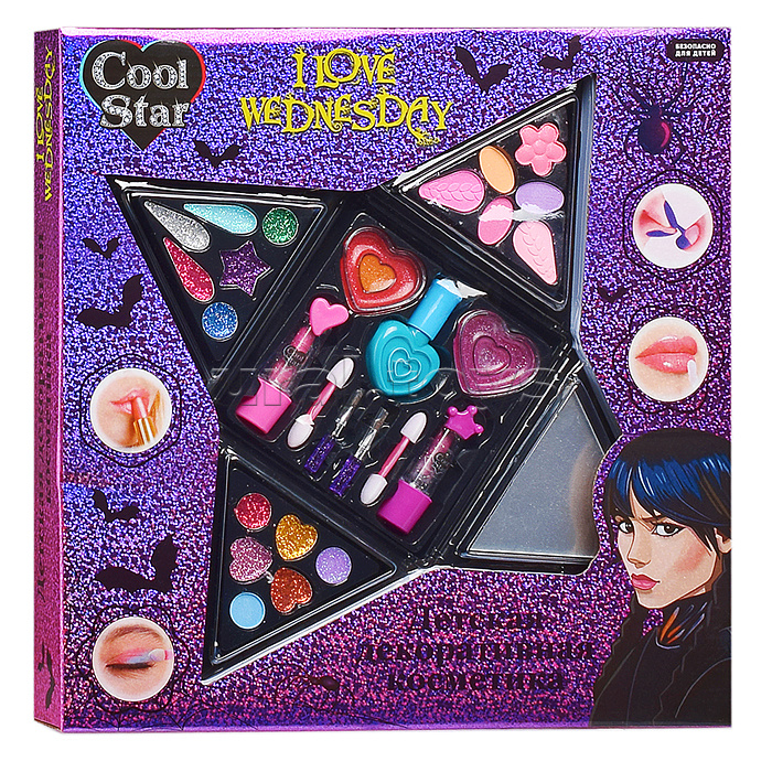 Косметика для девочек. Тени для век, помада, лак для ногтей, блеск для губ Cool Star