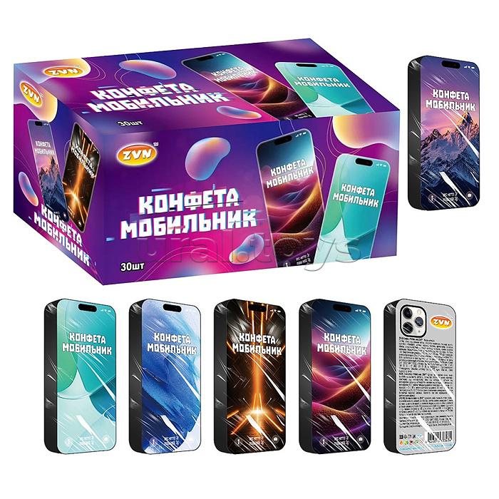 Конфета Мобильник 3г 30шт