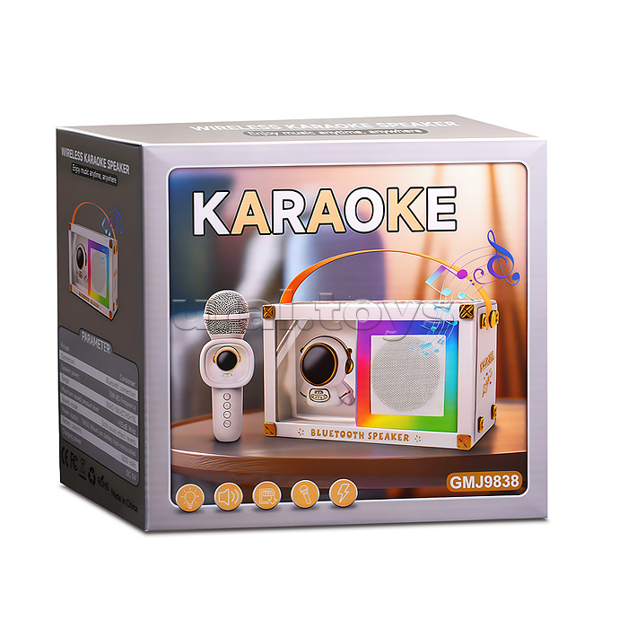 Караоке - центр игрушечный GMJ9838 "Вечеринка" в коробке Караоке - центр игрушечный GMJ9838 "Вечеринка" в коробке