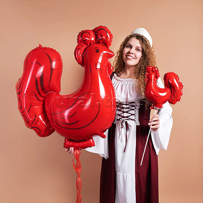Шар (38''/97 см) Фигура, Леденец Петушок, 1 шт. в уп.