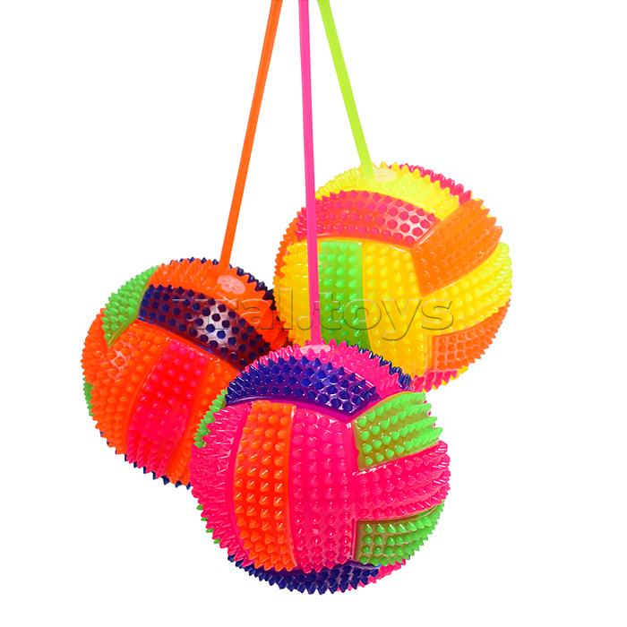 Игрушка-пищалка "Колючие полоски" (7,5 см) в коробке