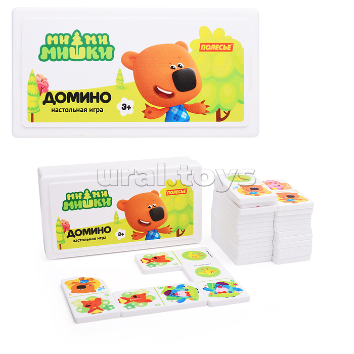 Настольная игра "Домино" "Ми-ми-мишки" (28 элементов)