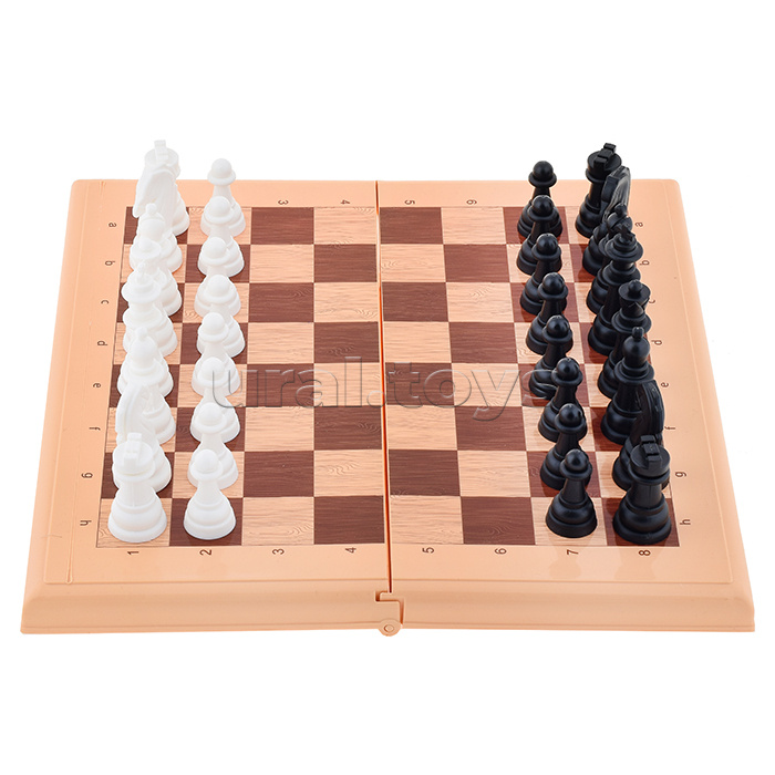 Игра настольная "Шахматы" (бол, беж)