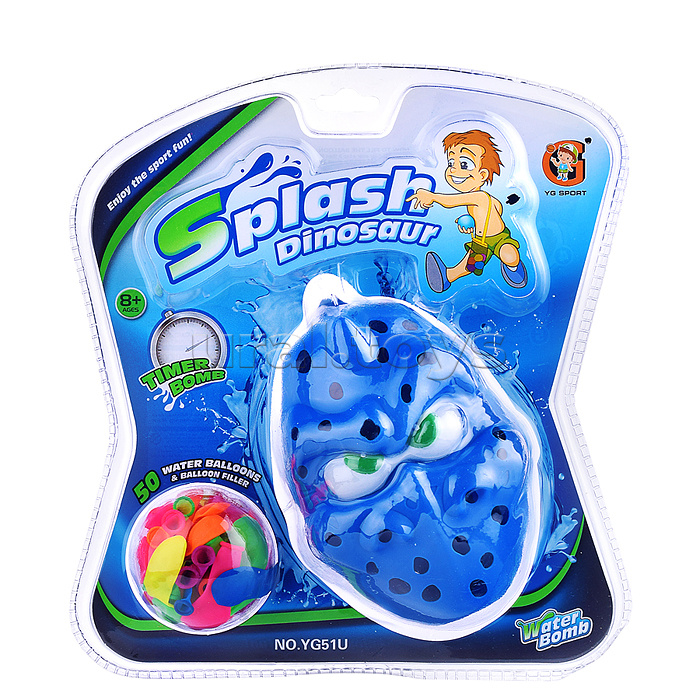 Игрушка - брызгалка "Timer bomb" на листе