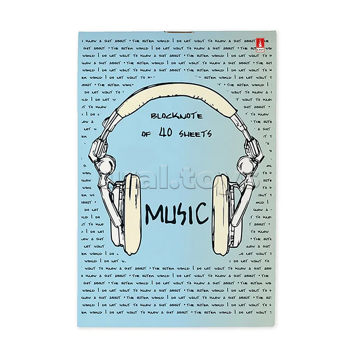 Блокнот А6 40 л. "Soundmania" 4 вида Блокнот А6 40 л. "Soundmania" 4 вида