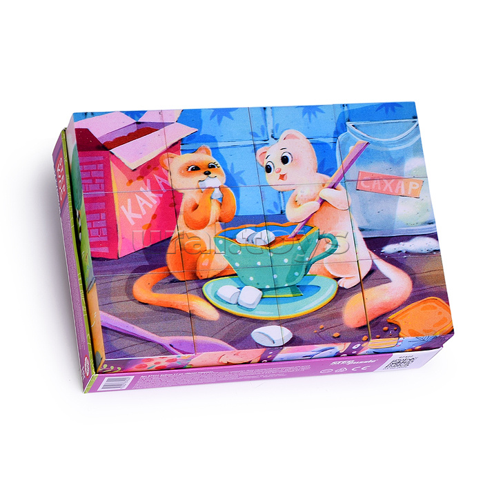 Кубики 12 шт. "Милая парочка" (StepKids)