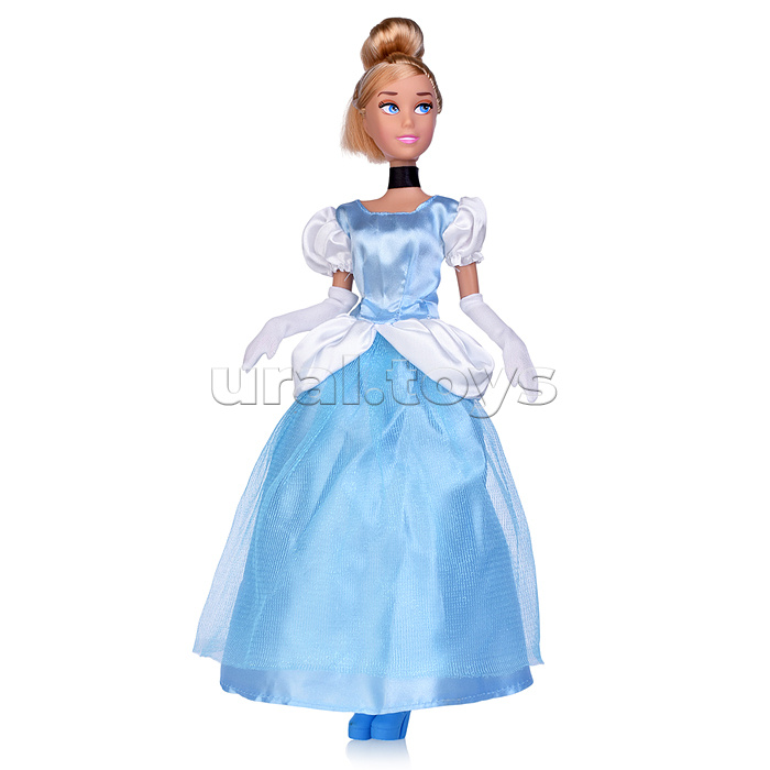 Кукла 29 см, Золушка (руки и ноги сгибаются, платье в наб.,) в коробке
