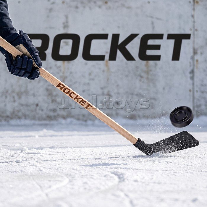 Набор для игры в хоккей "ROCKET" 2 клюшки, 2 шайбы