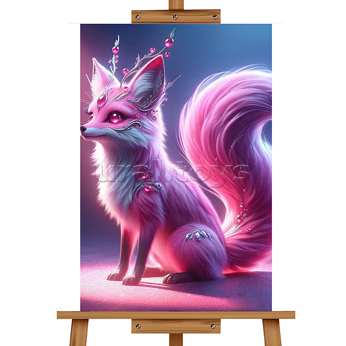 Мозаика алмазная "Волшебная лиса" 20*30см