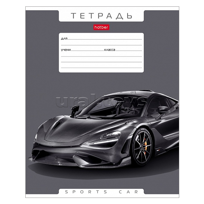 Тетрадь 12л. узкая линия "Авторалли" А5