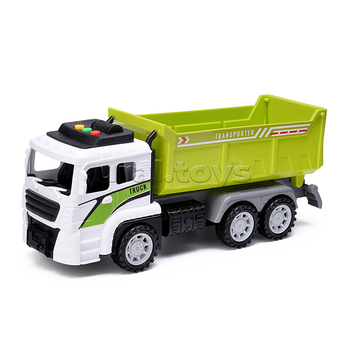 Машина "Строительная" на батарейках, в коробке