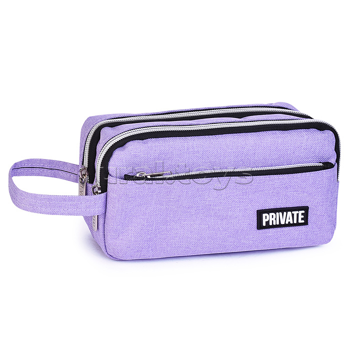Пенал "Private" 22,5x11x9 см, прямоугольный для 80 предметов, плотный износостойкий полиэстер с водоотталкивающей пропиткой, с 2-мя отделениями на молнии, наружный объемный карман на молнии, с аппликацией из каучука, с ручкой-петлей, сиреневый Пенал "Private" 22,5x11x9 см, прямоугольный для 80 предметов, плотный износостойкий полиэстер с водоотталкивающей пропиткой, с 2-мя отделениями на молнии, наружный объемный карман на молнии, с аппликацией из каучука, с ручкой-петлей, сиреневый