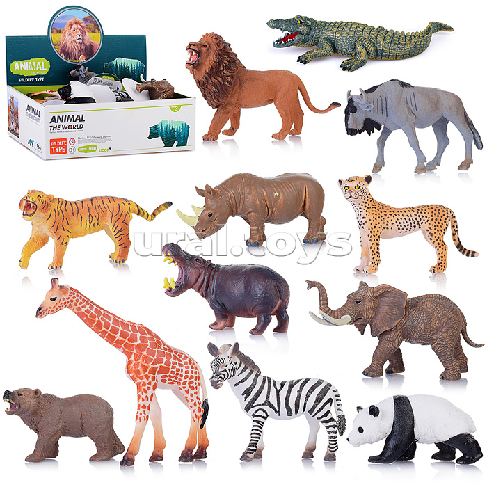 Набор животных "Животные Африки" в коробке