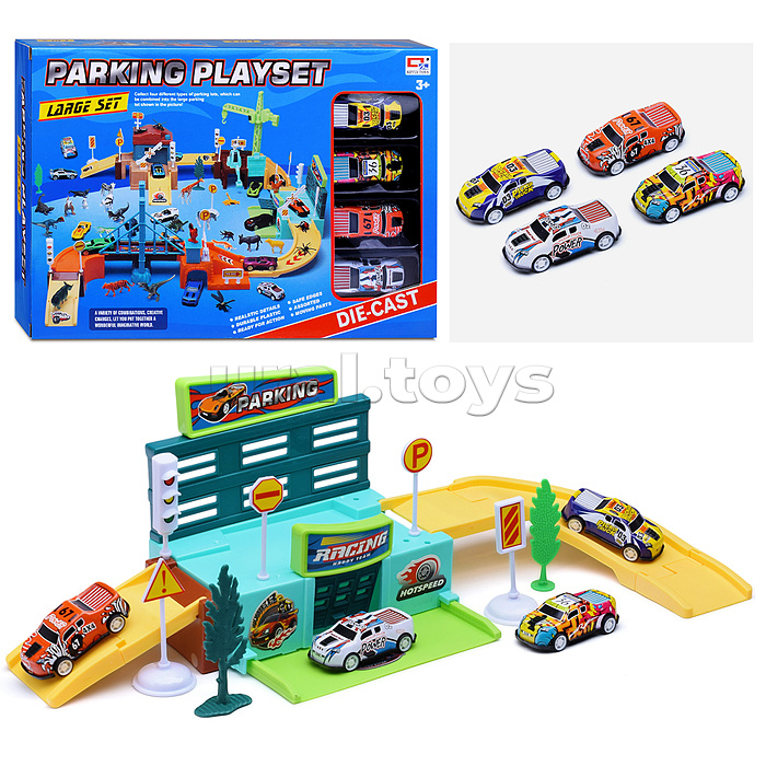 Парковка "Parking playset-2" в коробке