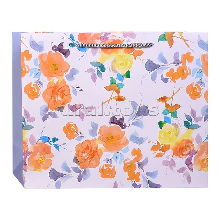 Пакет подарочный "Краски весны" 32*26*11см.