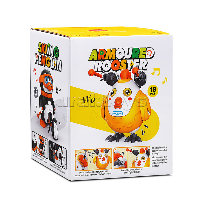 Конструктор "Пингвин" с отверткой, в коробке