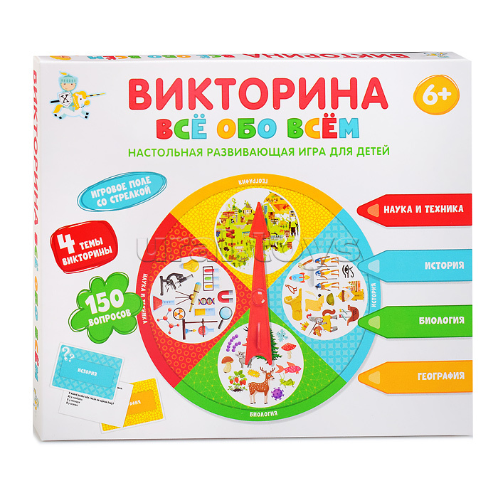 Игра настольная Викторина "Все обо всем"
