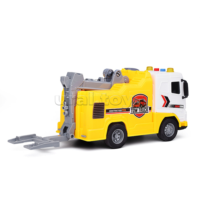 Машина "Инжинерная" 1:20 (свет, звук) в коробке (желтый) Машина "Инжинерная" 1:20 (свет, звук) в коробке (желтый)