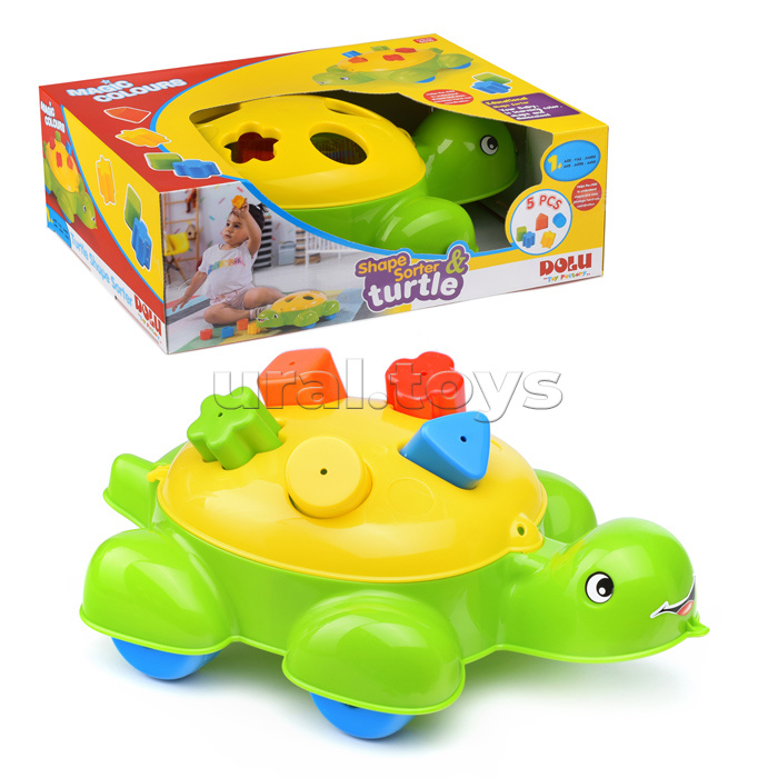 Логика-сортер "Черепашка" в коробке