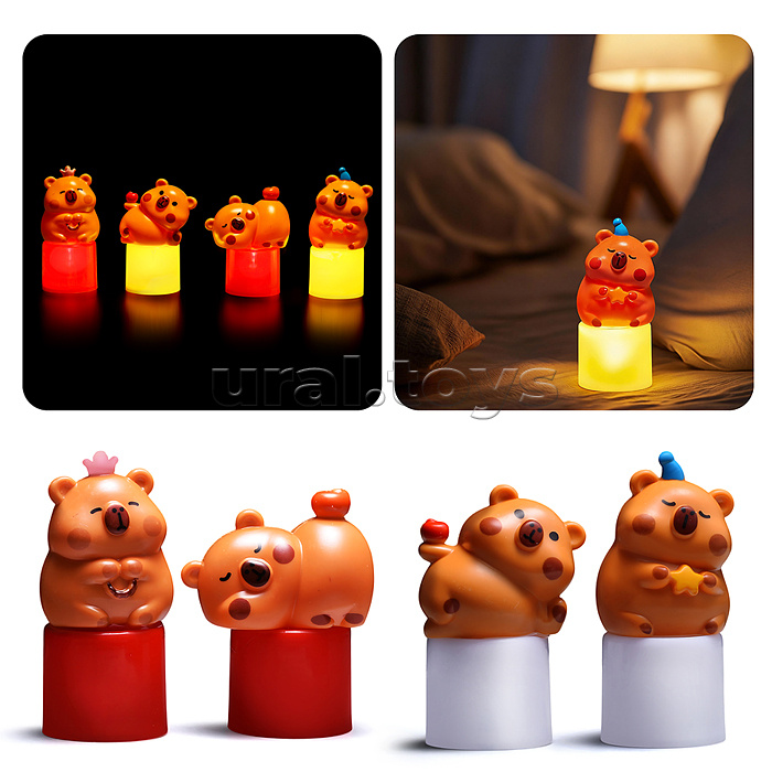 Свеча-ночник декоративная "Капибарка"