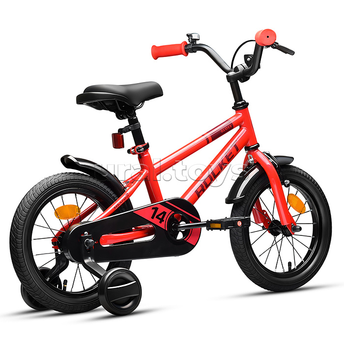 Велосипед 14" Rocket Gloss, цвет красный